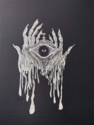 Obraz akrylowy 30x40 - tytuł: To, co zostaje w ciemności