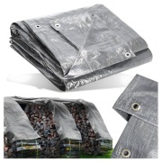 Plandeka Płachta Ochronna UV 6x8m 120g Okryciowa Mocna Uniwersalna 