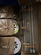 Stary miernik rezystancji uziemienia + komplet sond i przewodów – PRL