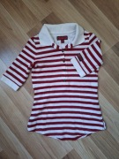 Burberry bluzka w paski bawełniana rozmiar XS