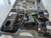 Wiertarko-wkrętarka udarowa Hitachi DV14DCL2 2x1,5Ah USZKODZONA