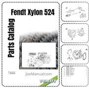 Fendt Xylon 524 Tractor Parts Catalog Katalog części schematy budowy