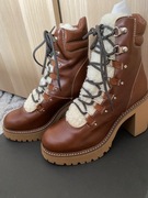 Botki Pinko 37/38 wkładka 24,5 cm 