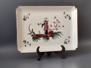 Villeroy & Boch, dekoracyjna taca / patera w stylu chinoiserie, 28 cm