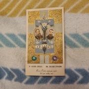 Obrazek z relikwią św.A.Versiglia i C.Carauario