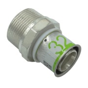 Złączka z gwintem zewn. 32-R1 1/4"MT UPONOR S-Press PLUS (1070510)