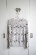 Indigo M&S śliczny sweter boho folk indie scandi S/M