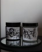 ŚWIECE SOJOWE Z ROŚLINNYMI GRAFIKAMI