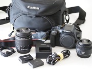 Canon EOS 1300D + 2 obiektywy (18–55 mm + 50 mm) + akcesoria