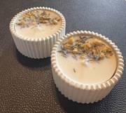 ręcznie robiona świeca sojowa o zapachu lawendy