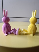 Ozdoba na Wielkanoc | 2 Zajączki | Druk 3D | Wielkanocne kolory