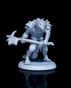 Arak Wojownik 03 - Figurka 32mm 14K zgodna z DnD RPG Pathfinder Warhammer