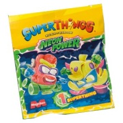 SUPERTHINGS RIVALS OF KABOOM NEON POWER SASZETKA KARTA FIGURKA seria 11