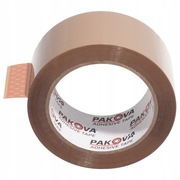 TAŚMA PAKOWA TRANSPARENT 48/132y Klejąca Bezbarwna 