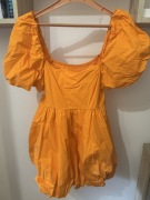 Pomarańczowa sukienka 36 s