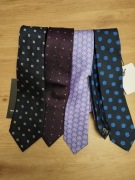 Super cena! Krawaty Lambert i Wólczanka 100% JEDWAB