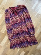 Dziewczęca wielokolorowa sukienka Sinsay