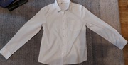 H&M koszula BIAŁA z długim rękawem 140 NON IRON