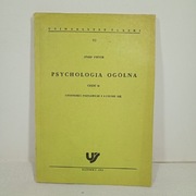 Psychologia ogólna cz. II Józef Pieter