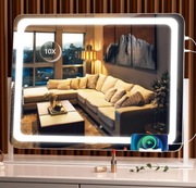 Lustro do makijażu LED Hasipu 55x45cm 10x USB dotyk