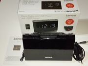 Radio Cyfrowe Lenco CR-525BK Stereo FM,Zegar,Budzik,USB Muzyka