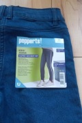 NOWE spodnie jeansowe z lampasami - PEPPERTS - rozmiar 140 (9-10 lat)