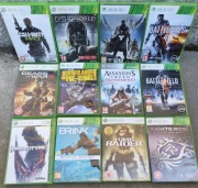 Gry Xbox360 Zestaw 12 gier widocznych na zdjęciach Gry na konsole Xbox 360