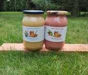 Zestaw miodów Wielokwiatowy,Wielokwiatowy z maliną zbiór 2025 