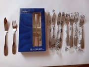 Luksusowy Zestaw Sztućców Zepter 12-elementów do Ryb, Stal 18/10