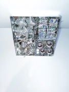 Dekoracyjne bombki choinkowe ZESTAW 16 elementów mix srebny