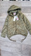 Hikis nowa kurtka zielona z kapturem S