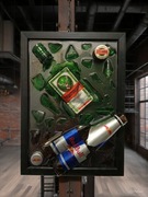 Obraz Jägermeister ozdoba prezent urodziny whisky żywica pop art loft 