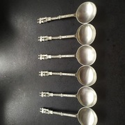  Komplet Łyżek ślubnych  vintage lata 60 XX w SKS 