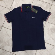 Granatowa koszulka polo marki Hugo Boss w rozmiarze S i M. 