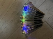 Wielobarwne lampy ogrodowe solarne LED, wodoodporne x10 sztuk