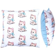 Poszewka 40x40 cm Koty z czarującymi oczkami - Bawełna