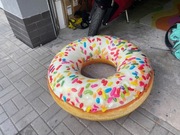 DMUCHANE KOŁO DO PŁYWANIA PĄCZEK Donut Intex duże mocne