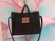 Unikatowy Shopper z grubego filcu uczelnia biuro