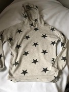 H&M Bluza cienka szara w gwiazdy 152cm 12 lat