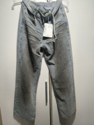 Spodnie jeansowe z efektem brudu