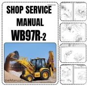 KOMATSU WB97R-2 Service Manual Instrukcja naprawcza i serwisowa 97F20001+