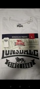 Męska bluzka bezrękawnik t-shirt bez rękawów biała bokserka roz l lonsdale