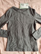 Bluzka szara w kropki  h&m 122 128