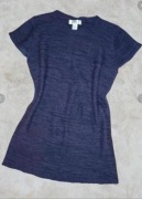 Fioletowy sweter ocieplacz pulower kamizelka rozmiar XL