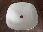 Zlew umywalka miska biała nablatowa