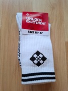 Skarpetki Ten Square Games białe 35–37 UNLOCK EXCITEMENT polski gamedev