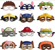 Maski filcowe Psi Patrol 12 szt bal karnawałowy