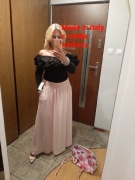 Włoska maxi- spódnica z metką, kieszenie , wiskoza ,rozm. 36 do 40