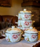 Zestaw GARNKÓW Emaliowanych Zilner 10 el. - Piękny Retro Styl i JAKOŚĆ