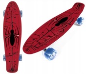 Deskorolka deska fiszka mocna 55cm spiderman pająk